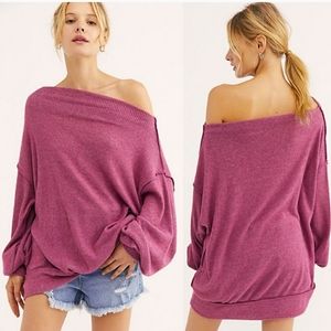 Free People Tops - Free People Main Squeeze Hacci Top Sweater size L Free People Tops - Free People Main Squeeze Hacci Top Sweater size L